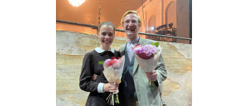 Поздравляем артистов Ивана Жамойтина и Ангелину Савченко с вводом в спектакль!